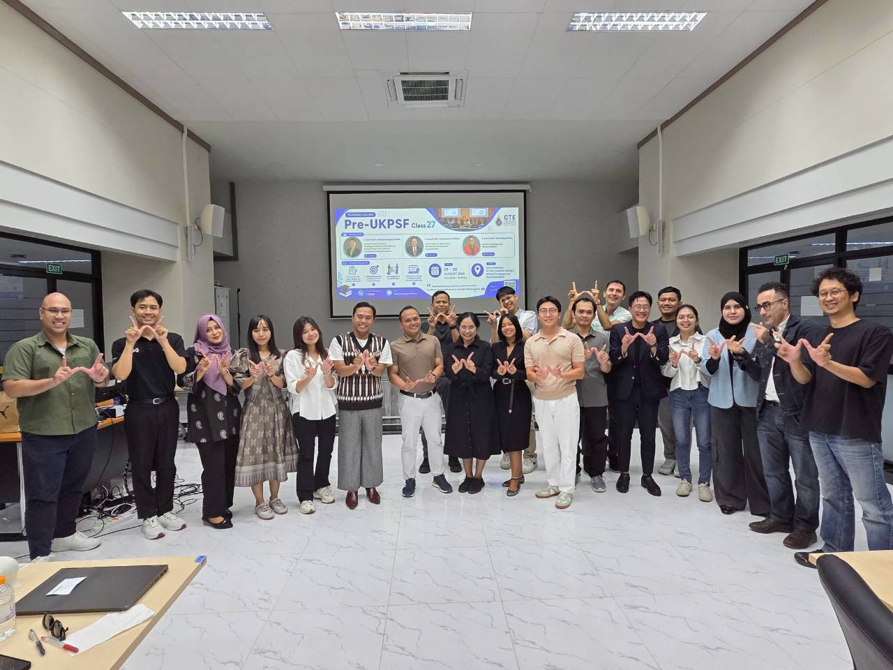 ศคร. จัดโครงการฝึกอบรมหลักสูตร Pre-UKPSF รุ่นที่ 27 ระหว่างวันที่ 29–30 สิงหาคม 2569